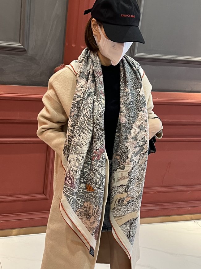 Streetwear Scarf Hermes 328995 SIZE:140cm*140cm
