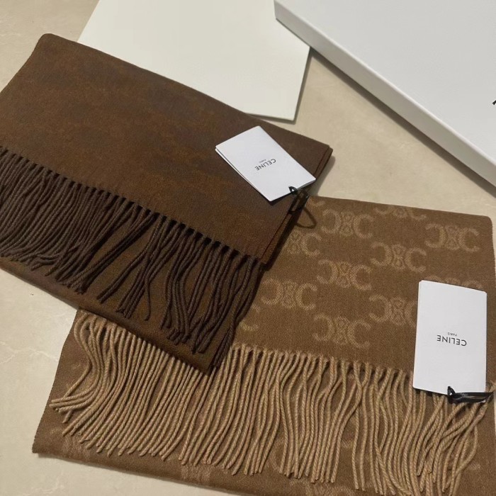 Streetwear Scarf CELINE 328972 size:180*35cm