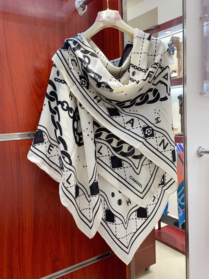 Streetwear Scarf CHANEL 328831 size:140*140cm
