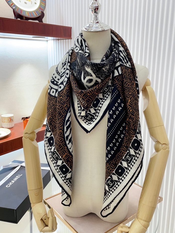 Streetwear Scarf CHANEL 328805 size:140*140cm