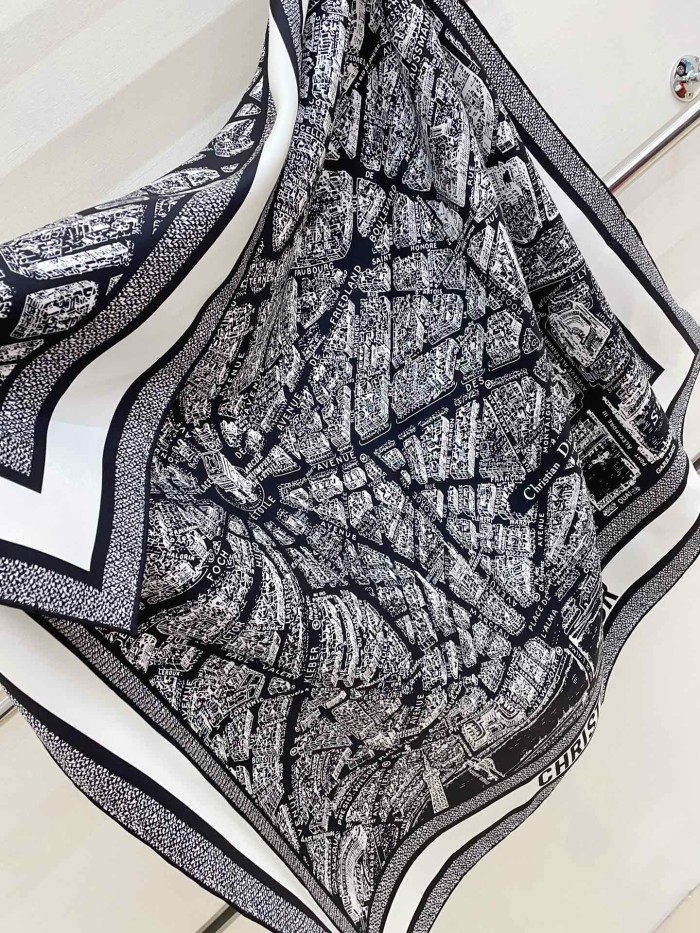 Streetwear Scarf Dior 328812 size: 90*90cm