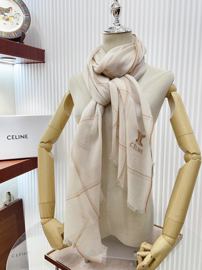 Streetwear Scarf CELINE 328848 SIZE:80*200cm