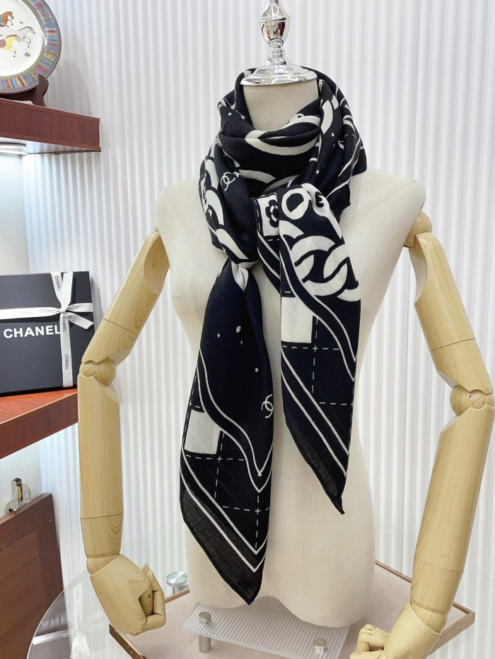 Streetwear Scarf CHANEL 328830 size:140*140cm
