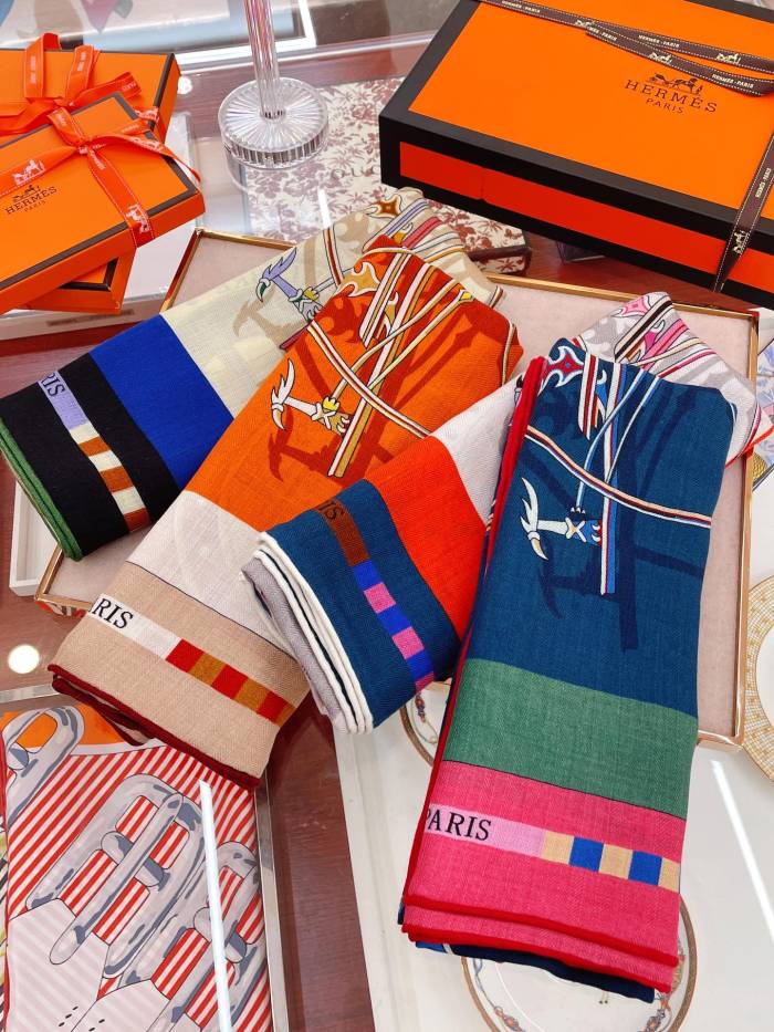 Streetwear Scarf Hermes 328801 size:140cm*140cm