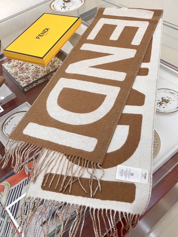 Streetwear Scarf FENDI 328838 size:30*180cm