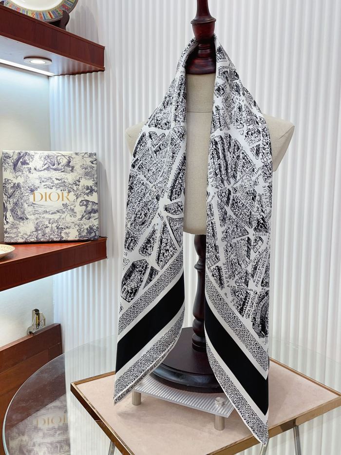 Streetwear Scarf Dior 328810 size:90*90cm