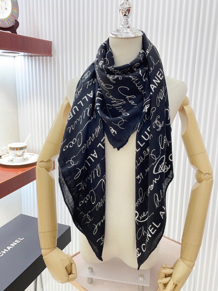 Streetwear Scarf CHANEL 328759 SIZE:140*140cm