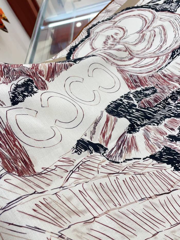 Streetwear Scarf CHANEL 328797 SIZE:140*140cm