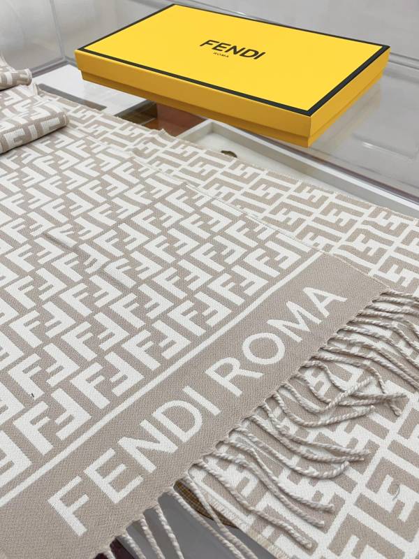 Streetwear Scarf FENDI 328753 SIZE:30x180cm