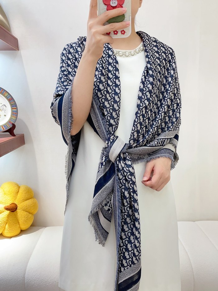 Streetwear Scarf Dior 328756 SIZE:140cm*140cm