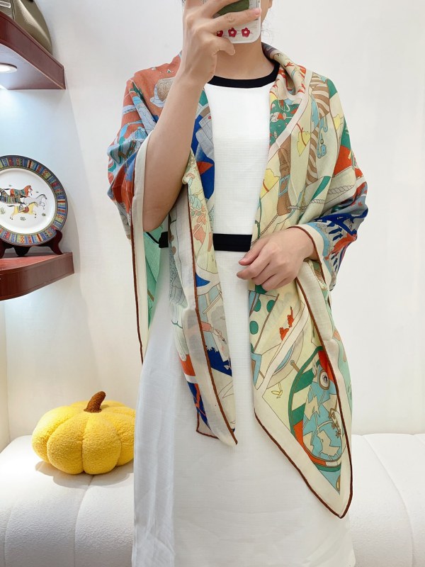 Streetwear Scarf Hermes 328796 SIZE:140cm*140cm