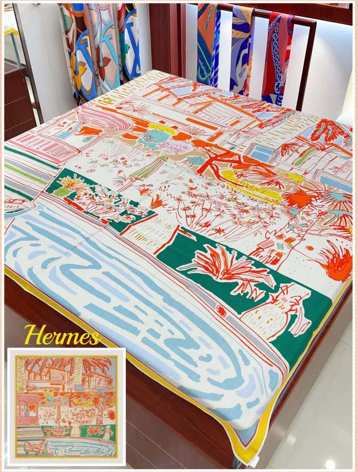 Streetwear Scarf Hermes 328781 SIZE:140cm*140cm