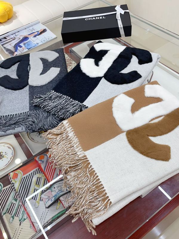 Streetwear Scarf CHANEL 328786 SIZE：70*200cm