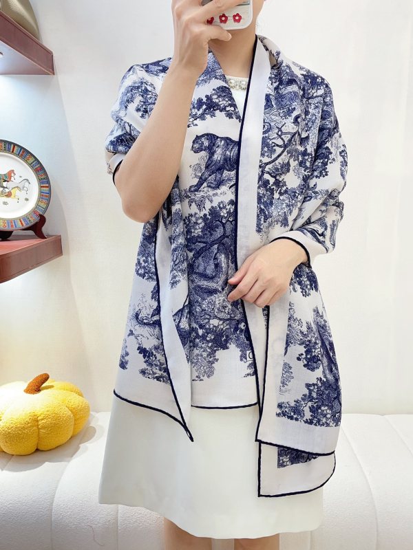 Streetwear Scarf Dior 328750 size：60*180cm