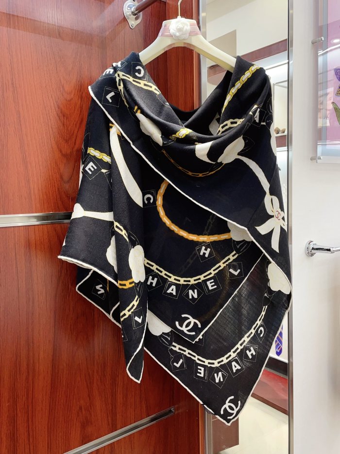 Streetwear Scarf CHANEL 328744 SIZE:140*140cm