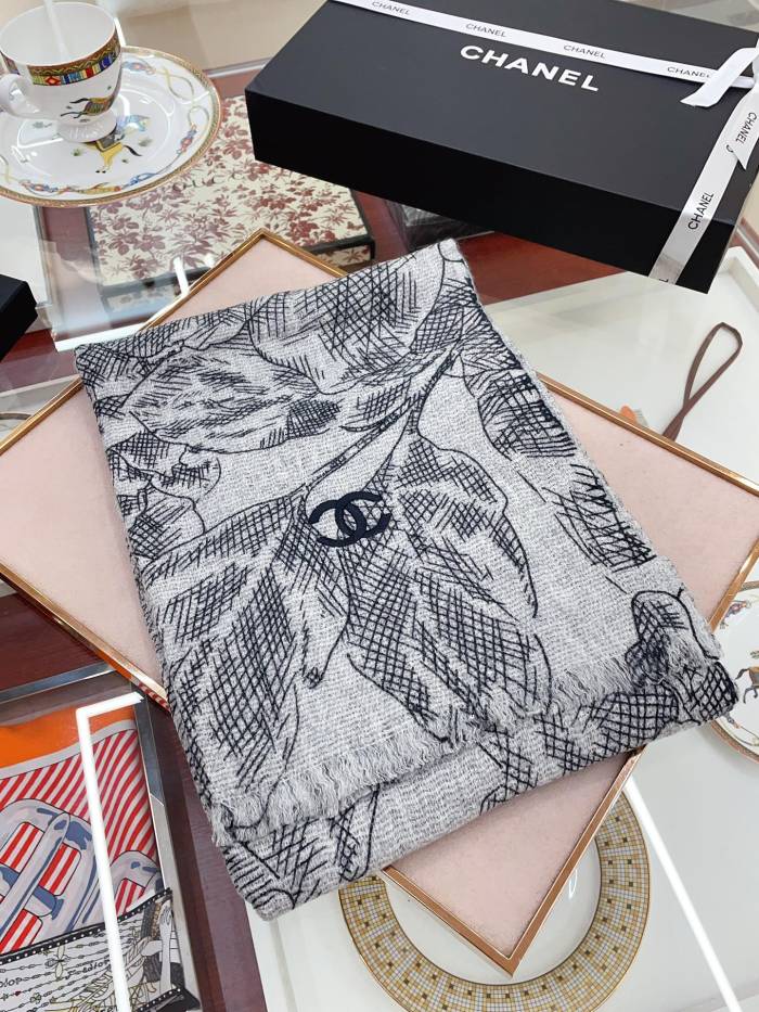 Streetwear Scarf CHANEL 328733 SIZE:70cm*180cm