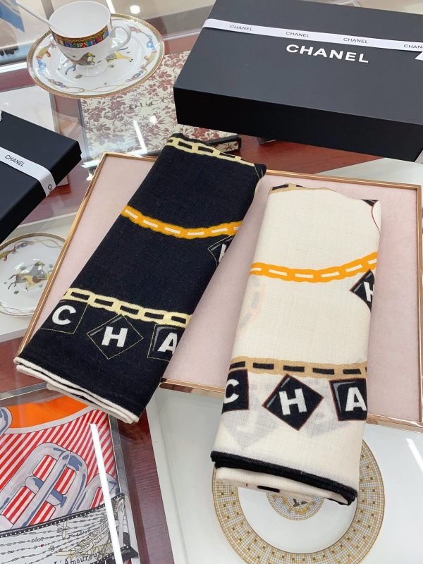 Streetwear Scarf CHANEL 328743 SIZE:140*140cm