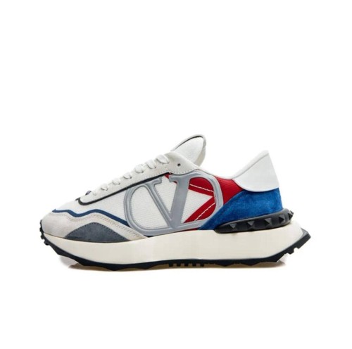 Valentino Garavani Vlogo Pace low-top sneaker in split leather, fabric and calfskin