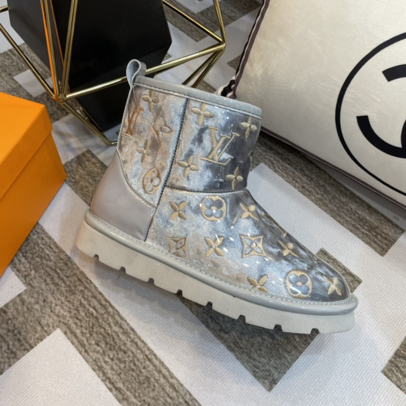 lv PVC embroidered snow boots
