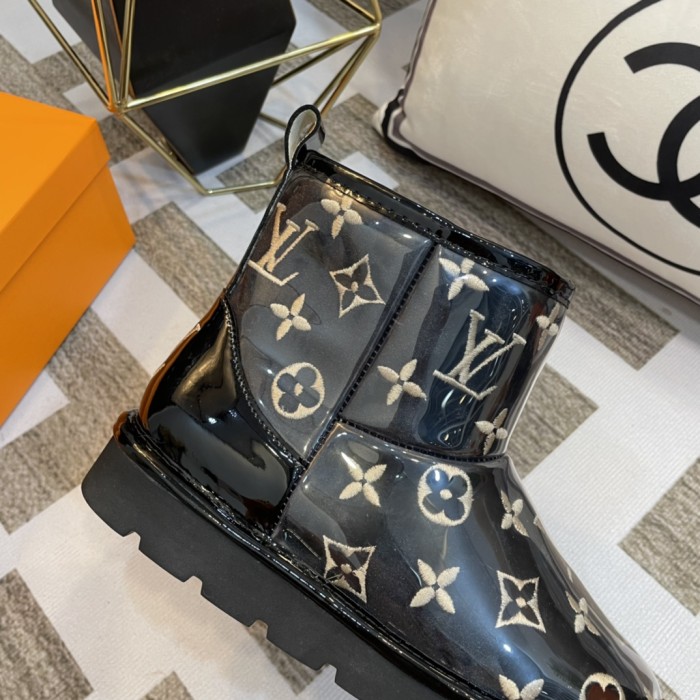 lv PVC embroidered snow boots