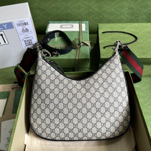702823 Gucci Attache Large Shoulder Bag size 35*32*6