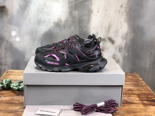 Balenciaga Track black and pink sneakers