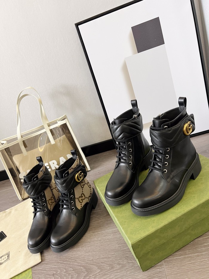 Gucci Women's Double G Ankle Boots 1