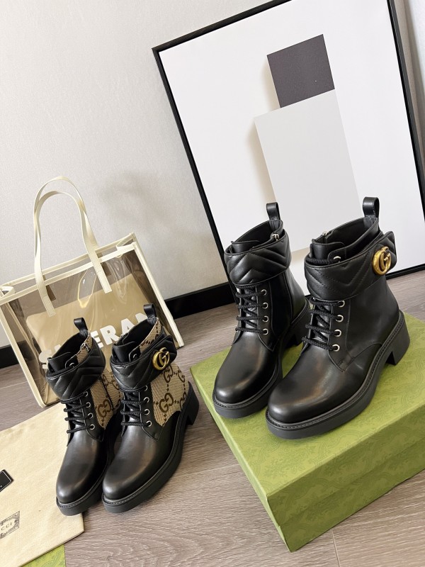 Gucci Women's Double G Ankle Boots 1