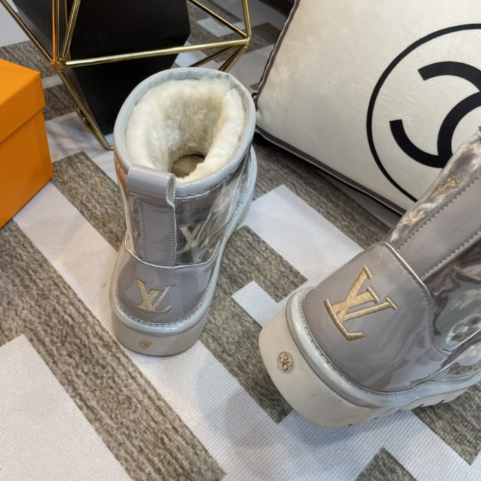 lv PVC embroidered snow boots