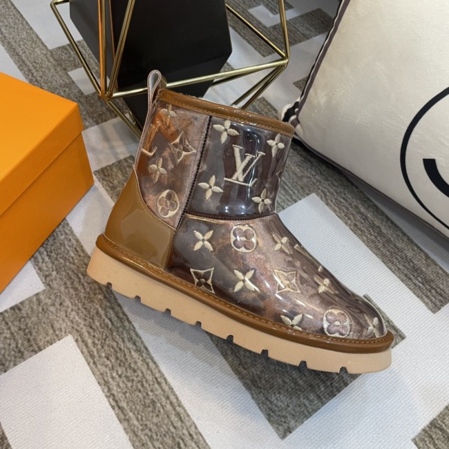 lv PVC embroidered snow boots