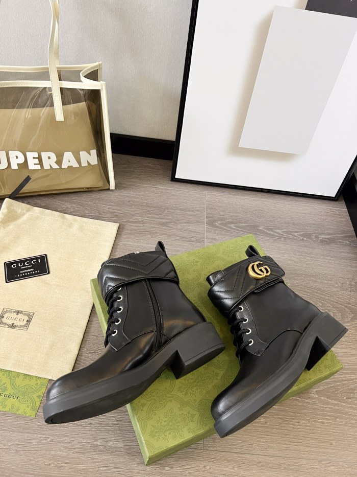 Gucci Women's Double G Ankle Boots 1