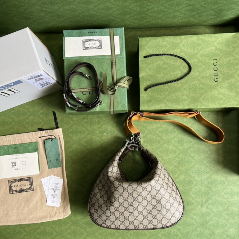 702823 Gucci Attache Large Shoulder Bag size 35*32*6