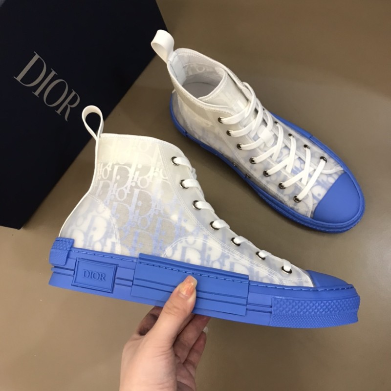 Dior B23 High Top Gradient Blue