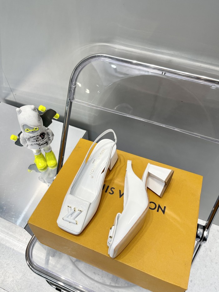 Louis Vuitton shake High heels 5cm White whit box 83
