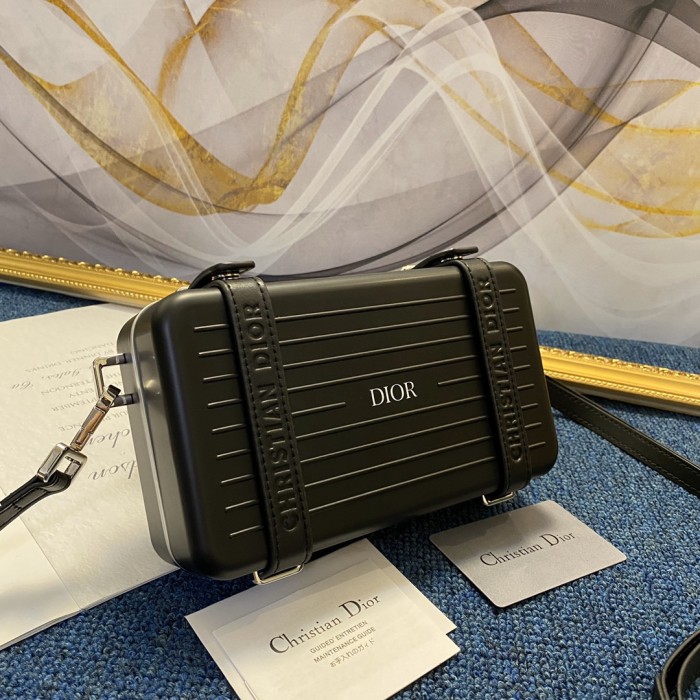 DIOR X RIMOWA clutch bag black