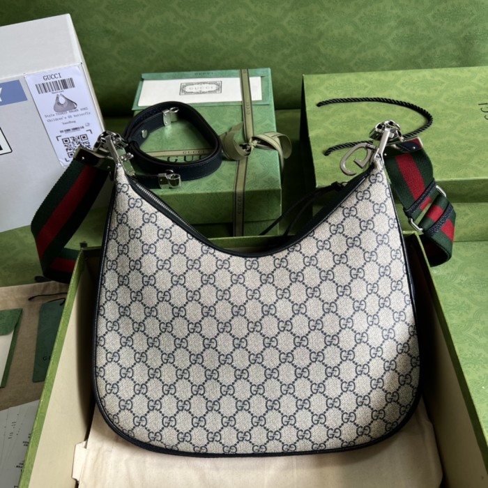 702823 Gucci Attache Large Shoulder Bag size 35*32*6