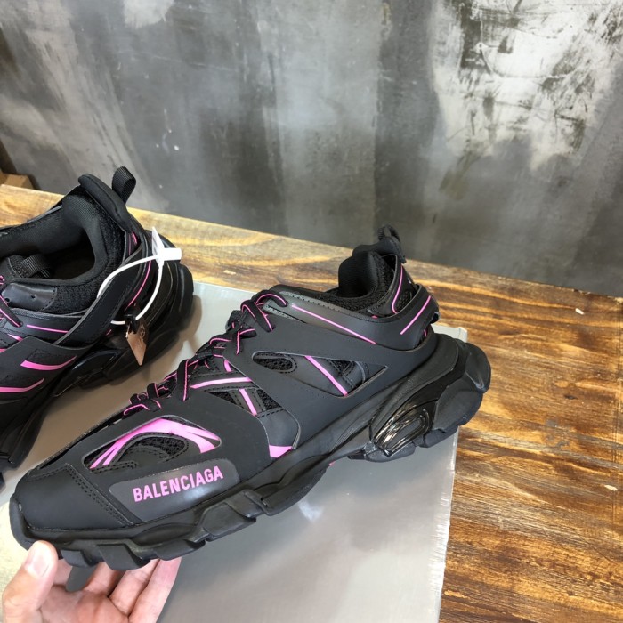 Balenciaga Track black and pink sneakers
