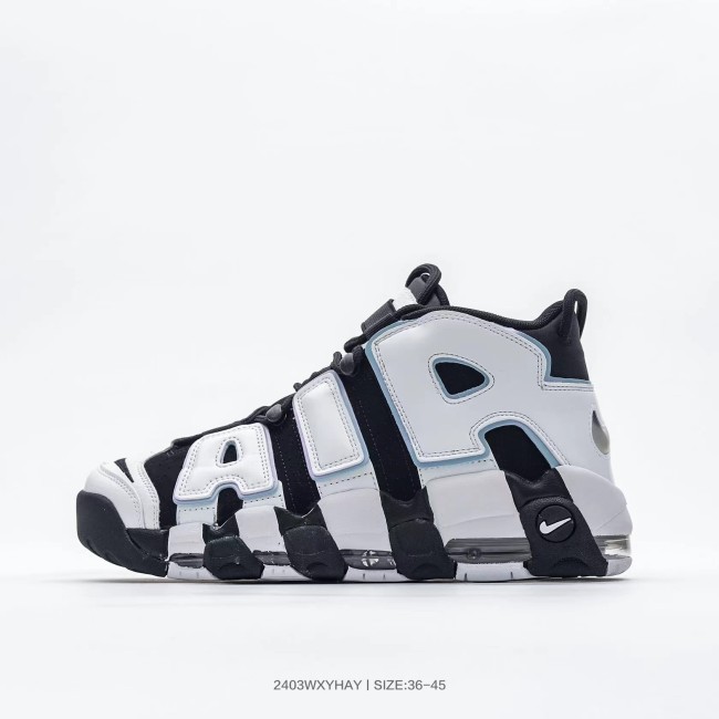 Nike Air More Uptempo Black White