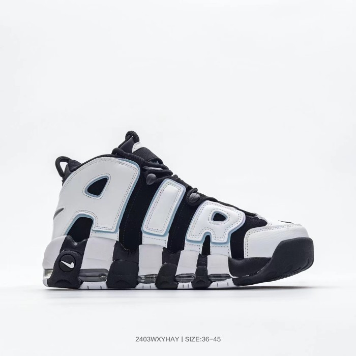 Nike Air More Uptempo Black White