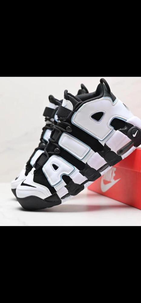 Nike Air More Uptempo Black White