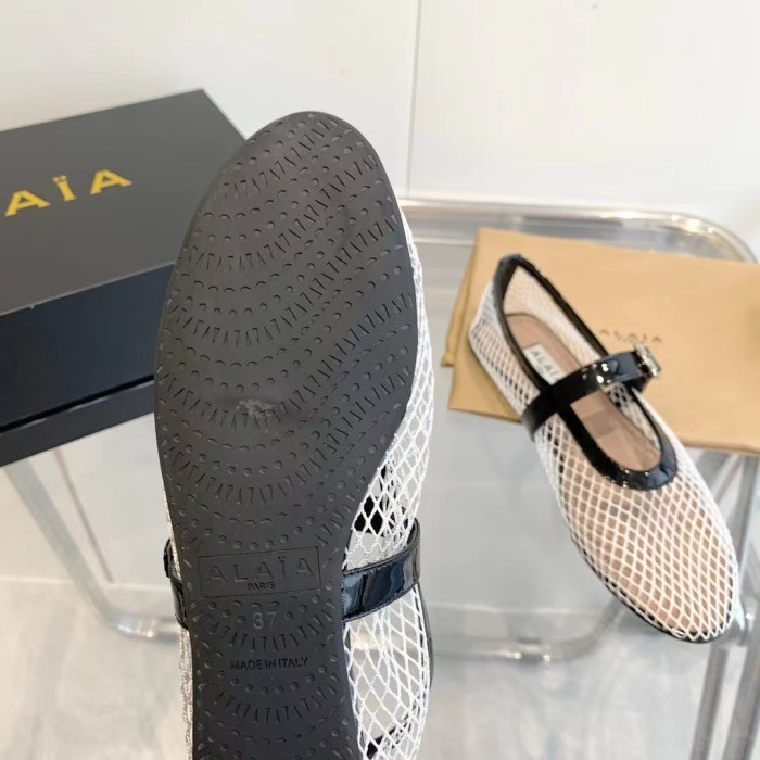 alaia Fishing net black and white