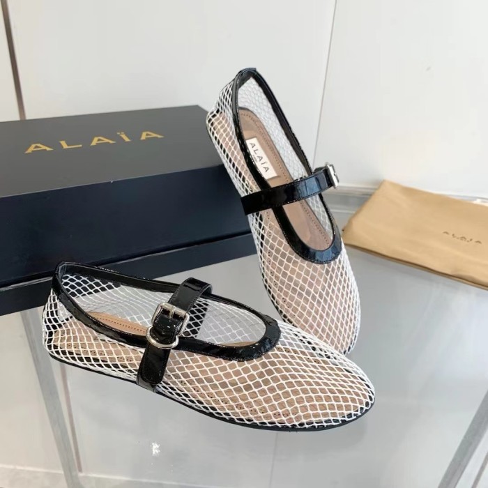 alaia Fishing net black and white