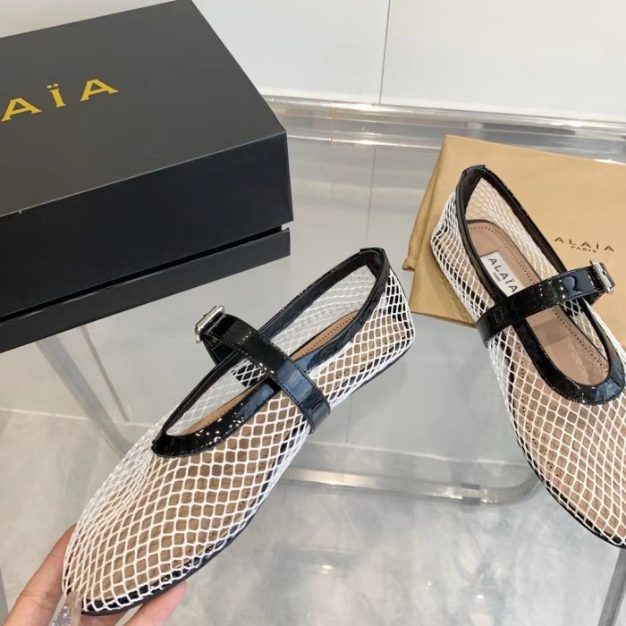 alaia Fishing net black and white