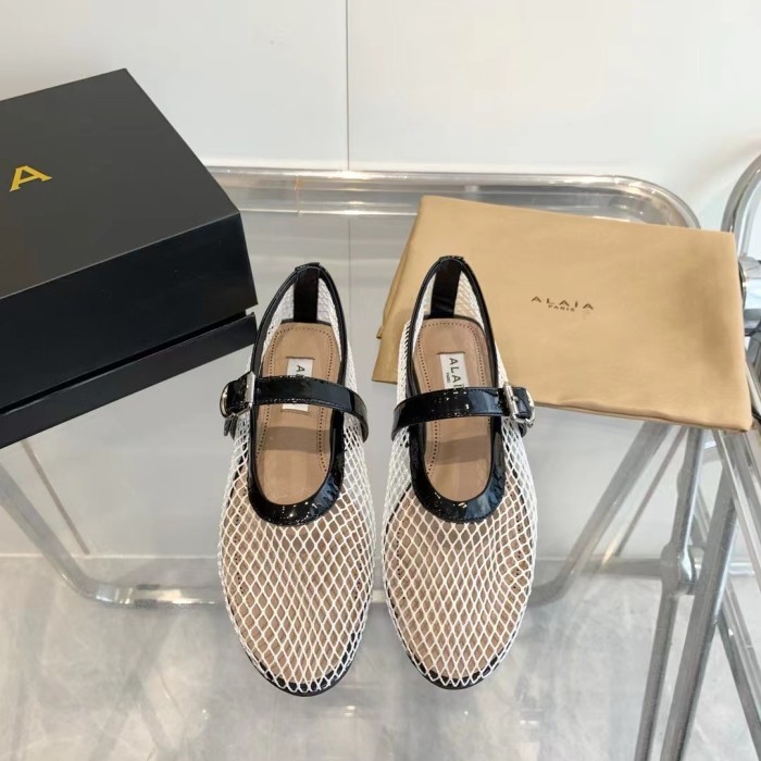 alaia Fishing net black and white