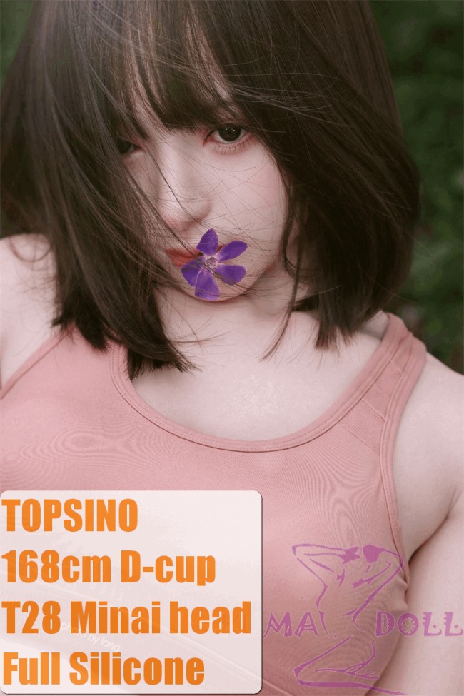 Top Sino Full Silicone Doll 168cm T28 Minai head RRS+Makeup selectable