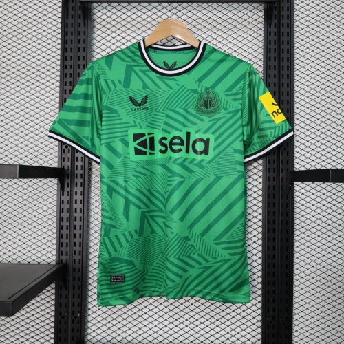 Fan Version 2023-2024 Newcastle United Away Green Football Shirt