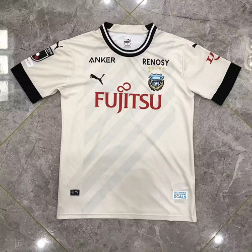 2023-2024 Fans Version Kawasaki Frontale Away White Soccer Jersey