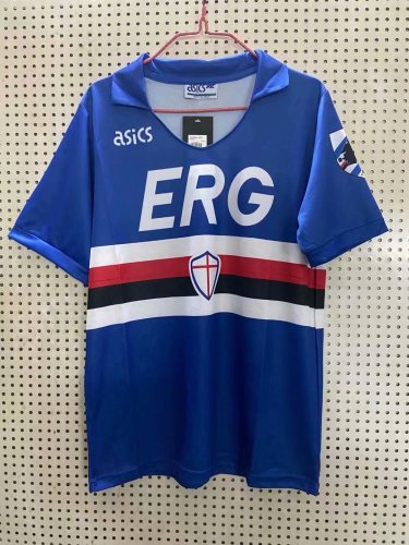 Retro Jersey 1990-1991 Sampdoria Home Soccer Jersey