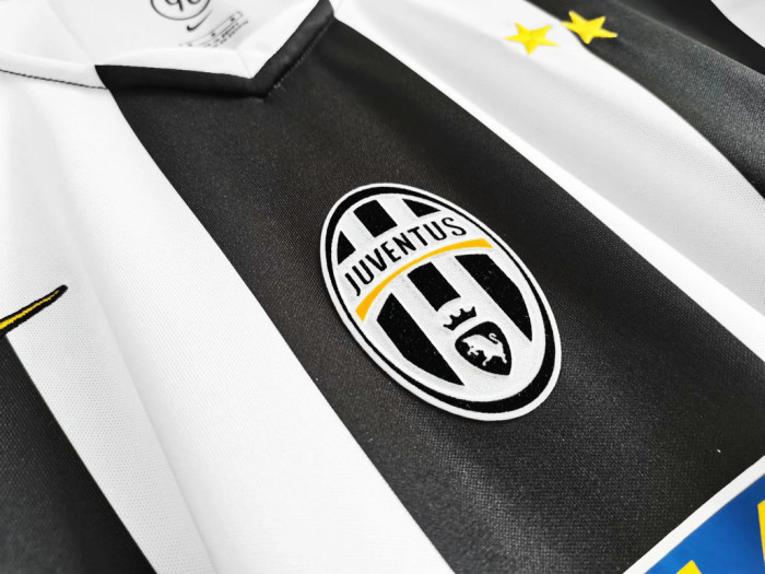 Retro Jersey 2004-2005 Juventus Home Soccer Jersey Vintage Football Shirt