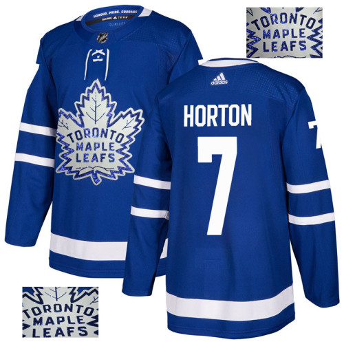 Maple Leafs 7 Nathan Horton Blue Glittery Edition Jersey